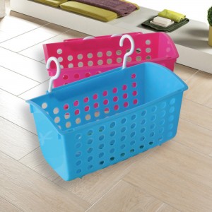 Bathroom Basket With Hooks