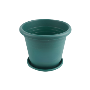 AT1273 + AT1283 Plastic Flower Pot With Tray 15‘’