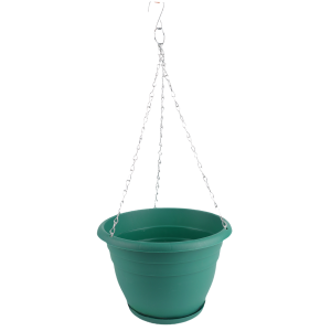 AT1276 Plastic Flower Pot With Tray  9.8"                                       