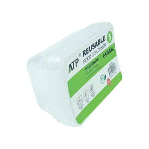 AT168 Plastic Food Containers 650 ML 5 PK