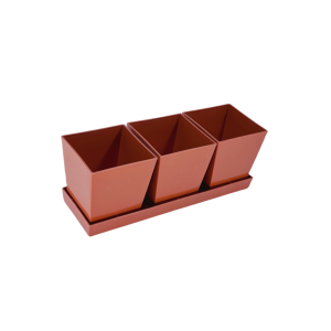 AT2328 Plastic Flower Pot Set of 3